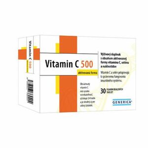 GENERICA Vitamín C 500 aktivovaná forma 30 tabliet vyobraziť