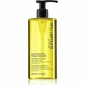 Shu Uemura Deep Cleanser Pure Serenity hĺbkovo čistiaci šampón pre mastné vlasy a vlasovú pokožku 400 ml vyobraziť