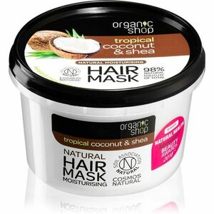 Organic Shop Natural Coconut & Shea intenzívna vlasová maska s hydratačným účinkom 250 ml vyobraziť