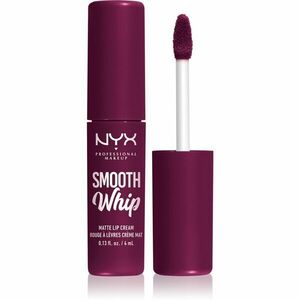 NYX Professional Makeup Smooth Whip Matte Lip Cream zamatový rúž s vyhladzujúcim efektom odtieň 11 Berry Bed Sheers 4 ml vyobraziť