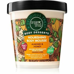 Organic Shop Body Desserts Almond & Honey telová pena pre výživu a hydratáciu 450 ml vyobraziť
