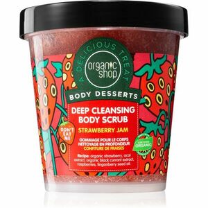 Organic Shop Body Desserts Strawberry Jam hĺbkovo čistiaci peeling na telo 450 ml vyobraziť