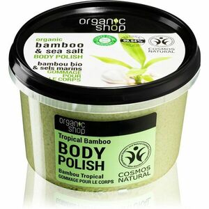 Organic Shop Organic Bamboo & Sea Salt energizujúci telový peeling 250 ml vyobraziť