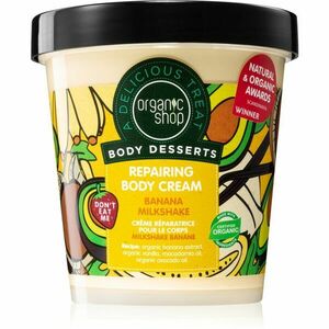 Organic Shop Body Desserts Banana Milkshake regeneračný telový krém 450 ml vyobraziť