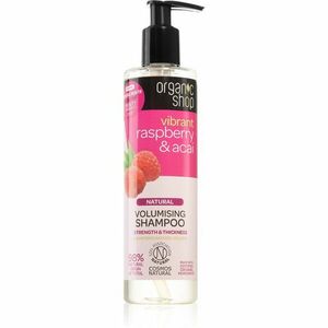Organic Shop Natural Raspberry & Acai čistiaci šampón pre objem 280 ml vyobraziť
