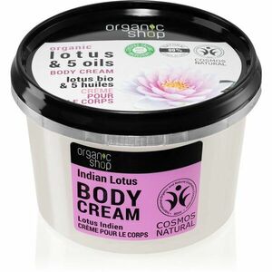 Organic Shop Organic Lotus & 5 Oils ošetrujúci telový krém 250 ml vyobraziť