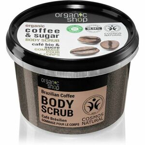 Organic Shop Organic Coffee & Sugar kávový telový peeling 250 ml vyobraziť