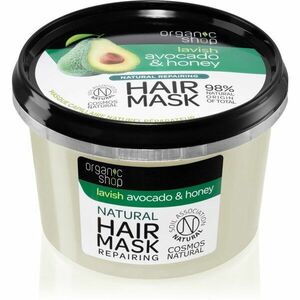 Organic Shop Natural Avocado & Honey regeneračná maska na vlasy 250 ml vyobraziť