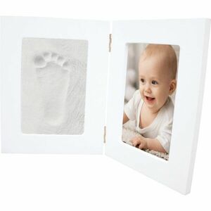Happy Hands Double Frame sada na odtlačok bábätka White 36, 7 cm x 23, 7 cm vyobraziť