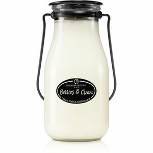 Milkhouse Candle Co. Creamery Berries & Cream vonná sviečka Milkbottle 397 g vyobraziť