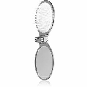 Janeke Chromium Line Folding Hair-Brush with Mirror hrebeň na vlasy so zrkadielkom 9, 5 x 5, 5 x 3, 5 cm vyobraziť