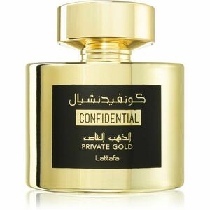 Lattafa Confidential Private Gold parfumovaná voda unisex 100 ml vyobraziť