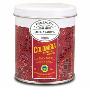 CORSINI Colombia Medellin supremo mletá káva plech 125 g vyobraziť