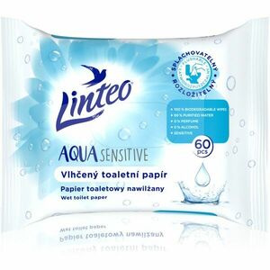 Linteo Aqua Sensitive vlhčený toaletný papier 60 ks vyobraziť