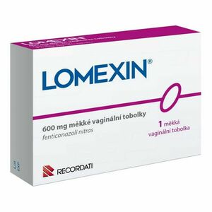 LOMEXIN 600 mg mäkké vaginálne kapsuly 1 ks vyobraziť