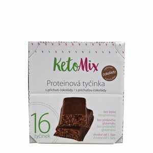 KETOMIX Proteínové tyčinky s príchuťou čokolády 16 ks vyobraziť