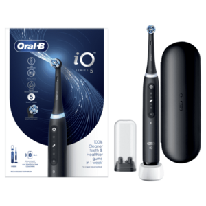 ORAL-B iO5 Series Matt Black elektrická zubná kefka čierna vyobraziť