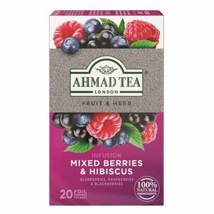 AHMAD TEA Mixed Berries & Hibiscus ovocný čaj 20 sáčkov vyobraziť