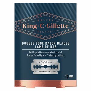 GILLETTE King Double Edge Náhradné žiletky 10 ks vyobraziť