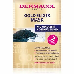 Dermacol Gold Elixir pleťová maska s kaviárom 2x8 g vyobraziť