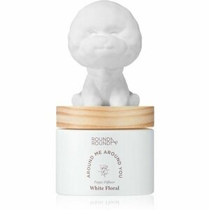 ROUND A‘ROUND Puppy Fluffy Bichon - White Floral aróma difuzér s náplňou 100 ml vyobraziť