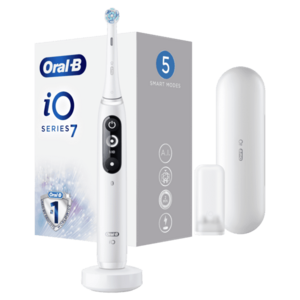 Oral-B iO7 Series White Alabaster elektrická zubná kefka vyobraziť
