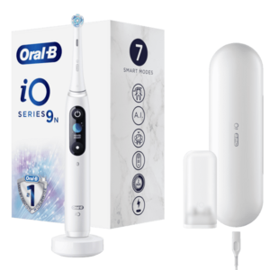 Oral-B iO9 Series White Alabaster elektrická zubná kefka vyobraziť
