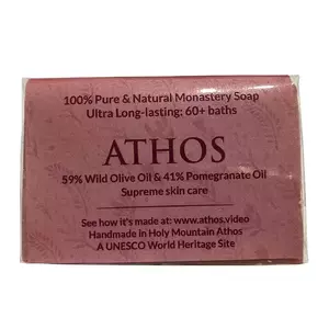 Athos Prírodné kláštorné mydlo Granátové jablko 100 g vyobraziť