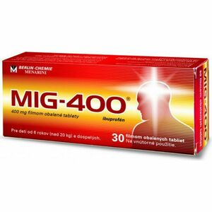 MIG-400 tablety 400 mg 30 ks vyobraziť