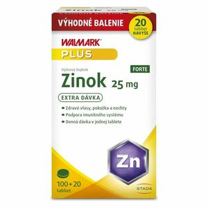 WALMARK Zinok FORTE 25 mg 100+20 tabliet vyobraziť