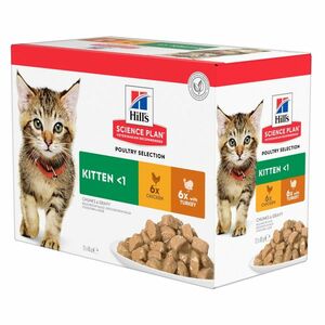 HILL'S Science Plan Feline kapsičky multipack pre mačiatka 12 x 85 g vyobraziť