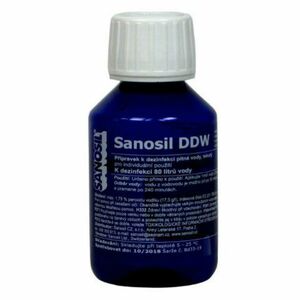 Sanosil DDW dezinfekcia pitnéj vody 80 ml/80l vody vyobraziť