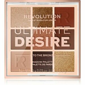 Makeup Revolution Ultimate Desire paletka očných tieňov odtieň Into The Bronze 8, 1 g vyobraziť