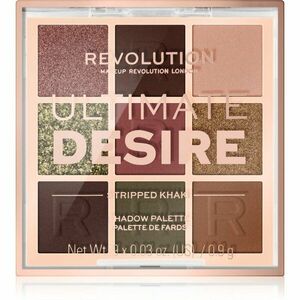 Makeup Revolution Ultimate Desire paletka očných tieňov odtieň Stripped Khaki 8, 1 g vyobraziť