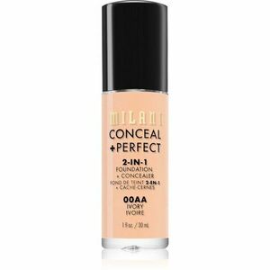 Milani Conceal + Perfect 2-in-1 Foundation And Concealer make-up 00AA Ivory 30 ml vyobraziť