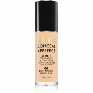 Milani Conceal + Perfect 2-in-1 Foundation And Concealer make-up 00 Light Natural 30 ml vyobraziť