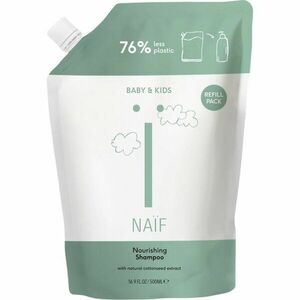 Naif Baby & Kids Nourishing Shampoo výživný šampón pre deti od narodenia náhradná náplň 500 ml vyobraziť