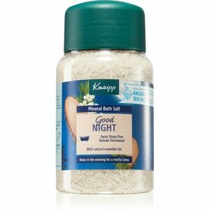 Kneipp Good Night soľ do kúpeľa Swiss Stone Pine & Balsam Torchwood 500 g vyobraziť