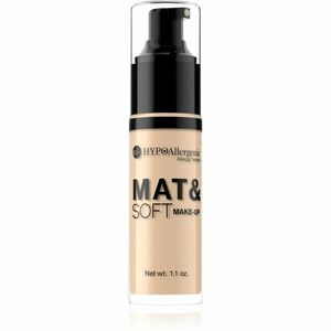 Bell Hypoallergenic Mat&Soft ľahký zmatňujúci make-up odtieň 04 Golden Beige 30 ml vyobraziť