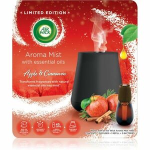 Air Wick Aroma Mist Magic Winter Apple & Cinnamon aróma difuzér s náplňou + batérie White Difuser 20 ml vyobraziť