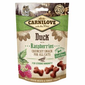 CARNILOVE Crunchy Snack pre mačky Duck&Raspberries 50 g vyobraziť