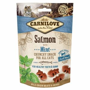 CARNILOVE Crunchy Snack pre mačky Salmon&Mint 50 g vyobraziť
