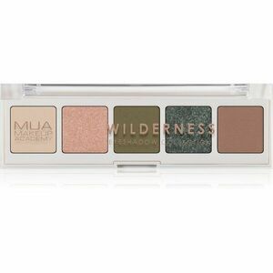 MUA Makeup Academy Professional 5 Shade Palette paletka očných tieňov odtieň Wilderness 3, 8 g vyobraziť