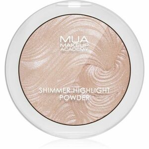 MUA Makeup Academy Shimmer kompaktný púdrový rozjasňovač odtieň Pink Shimmer 8 g vyobraziť