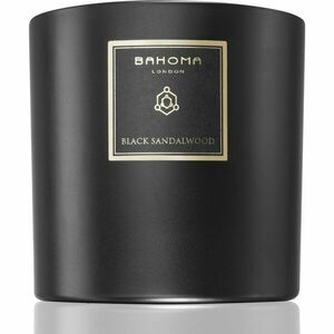 Bahoma London Obsidian Black Collection Black Sandalwood vonná sviečka 620 g vyobraziť