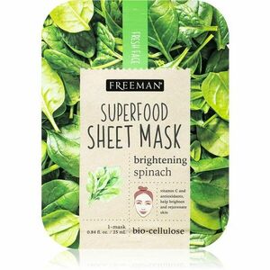 Freeman Superfood Spinach rozjasňujúca plátienková maska 25 ml vyobraziť