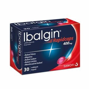 Ibalgin Rapidcaps mäkké kapsuly 400 mg cps.mol.30 x 400mg vyobraziť