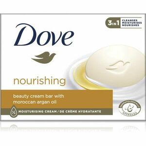 Dove Cream Oil tuhé mydlo s arganovým olejom 90 g vyobraziť