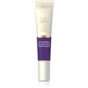 Eveline Cosmetics Gold & Retinol krémové sérum proti vráskam v okolí očí 20 ml vyobraziť