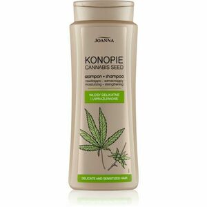 Joanna Cannabis posilňujúci šampón pre jemné vlasy a poškodené vlasy 400 ml vyobraziť
